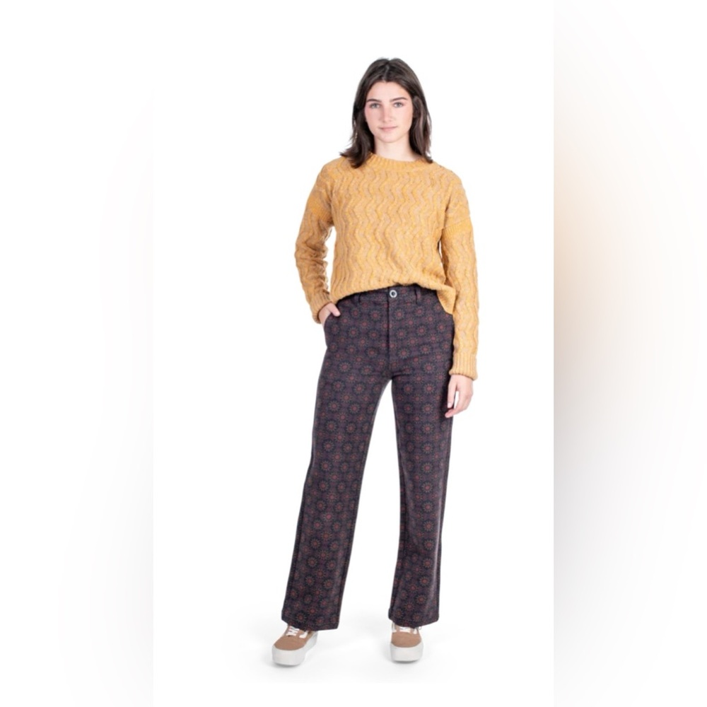 Jetty Women’s Shoreline Wide-Leg Pants / Size 28 / Brand NWT / Navy and Burgundy